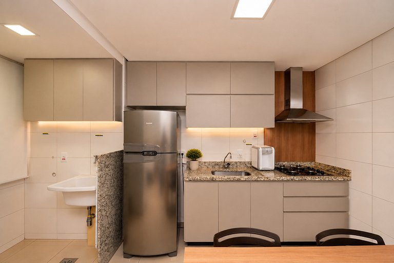 Flat novo em Cond. com piscina, no Setor Bueno |THP0605