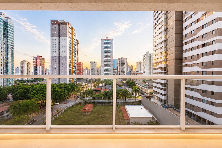 Flat novo em Cond. com piscina, no Setor Bueno |THP0605