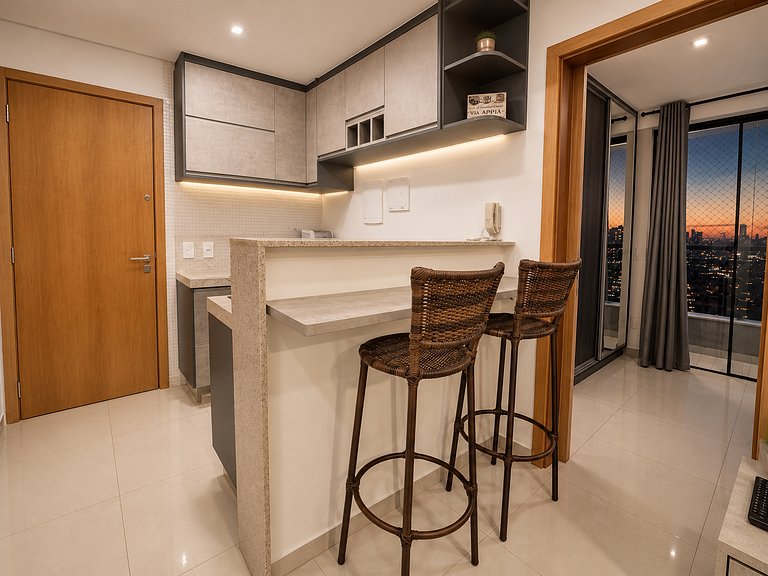Apartamento 27º Andar | Vista Panorâmica Flamboyant| Goiânia