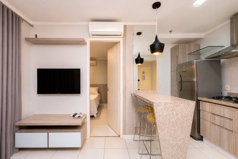 Apartamento | Rooftop | 5 min Shopping Flamboyant | Goiânia