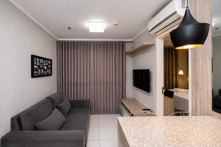 Apartamento | Rooftop | 5 min Shopping Flamboyant | Goiânia