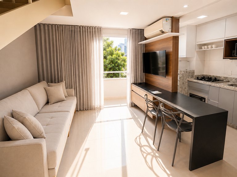 Duplex in Setor Bueno | Pool | Near Orion Business