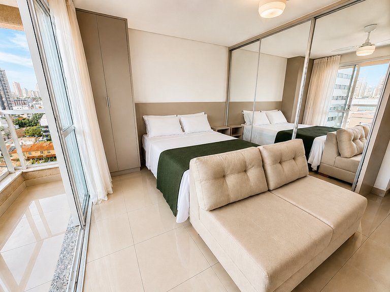 Studio in condo with pool, gym, garage #1007