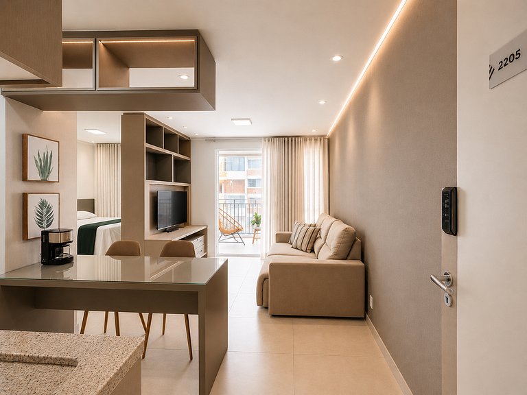 #2205 Apartment in a Condominium with Pool/Gym @VacaBrava