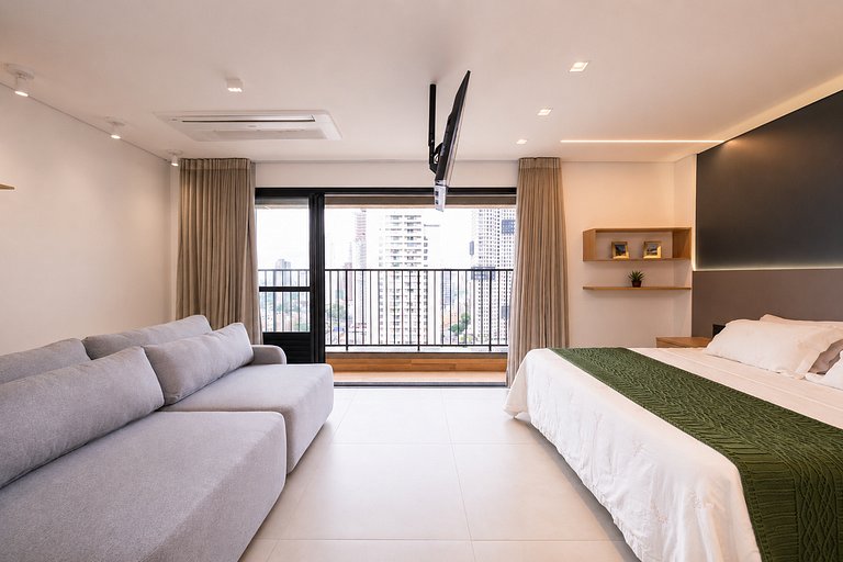 Premium Studio at Hub Bueno | Rooftop, Pool and View