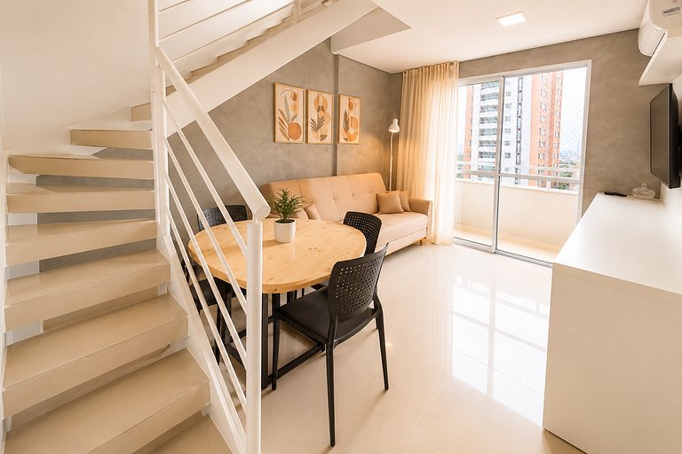 Comfort and leisure Duplex with 1 bedroom Garage and Pool