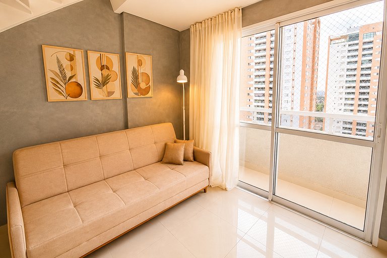 Duplex no Bueno | Próx. Órion e Parque Vaca Brava