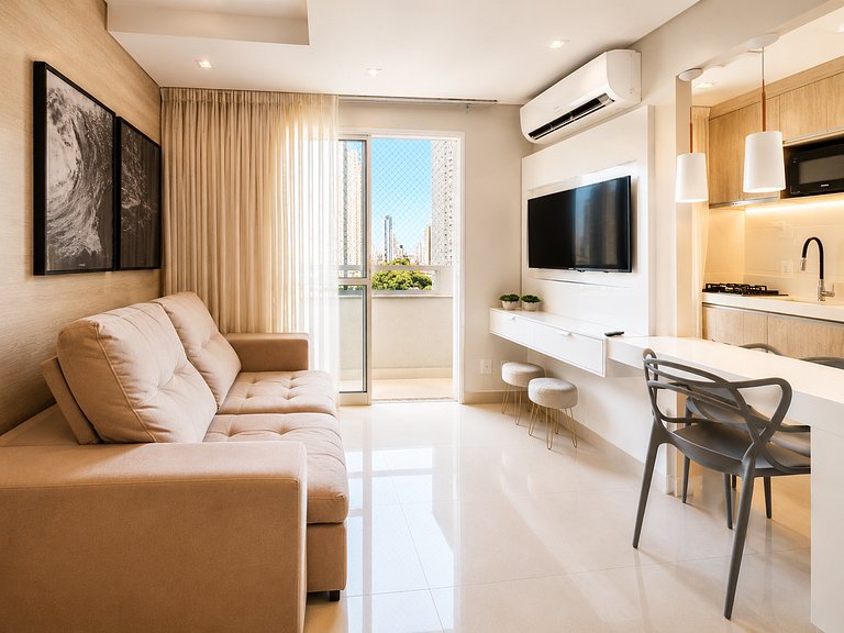 Duplex 1Q Bueno | Wi-Fi veloz + garagem + piscina #915