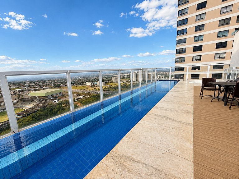 Apartment at Trend Home | Jardim Goiás | Pool, Gym and Parki