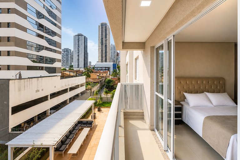 Flat em Cond. com piscina, Setor Bueno | Próx Orion #207