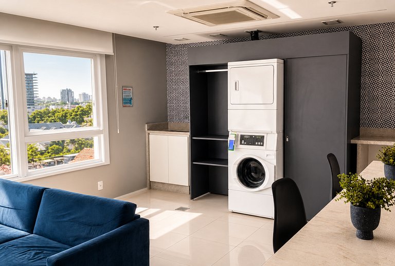 Flat no Blend Setor Marista Perto parque e shopping com WIFi