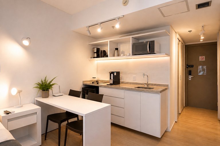 Flat no Blend Setor Marista Perto parque e shopping com WIFi