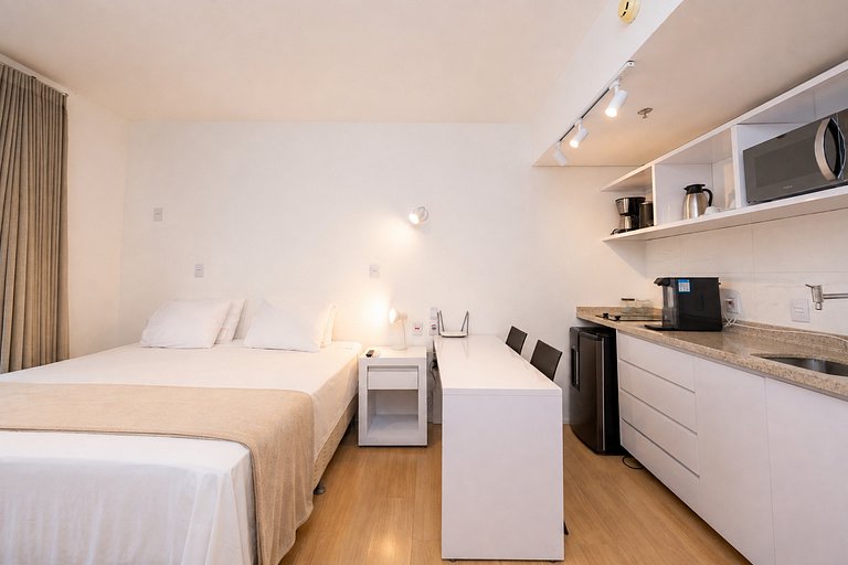Flat no Blend Setor Marista Perto parque e shopping com WIFi