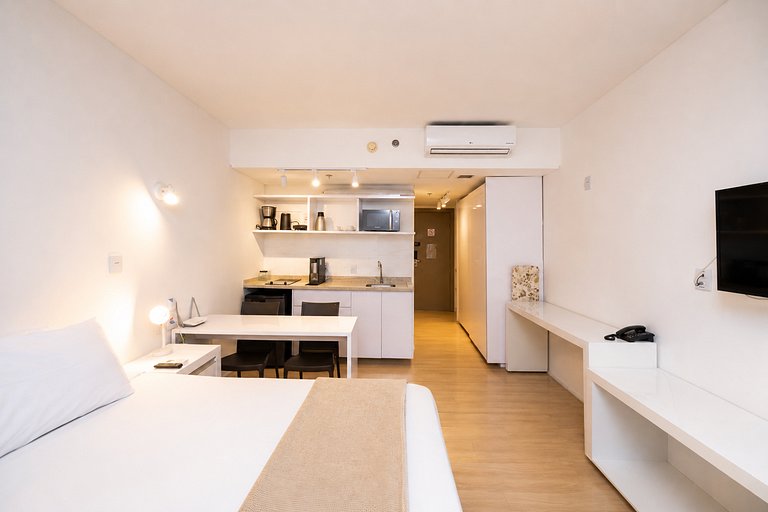 Flat no Blend Setor Marista Perto parque e shopping com WIFi