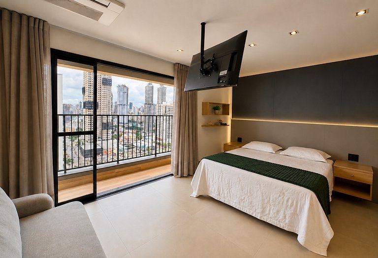 Premium Studio at Hub Bueno | Rooftop, Pool and View