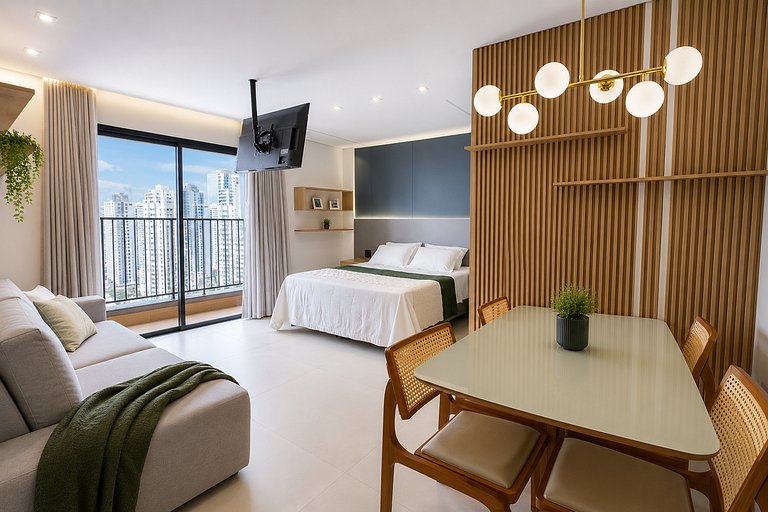 Premium Studio at Hub Bueno | Rooftop, Pool and View